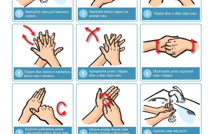 Puno je viroza oko nas, perite redovito i pravilno ruke!