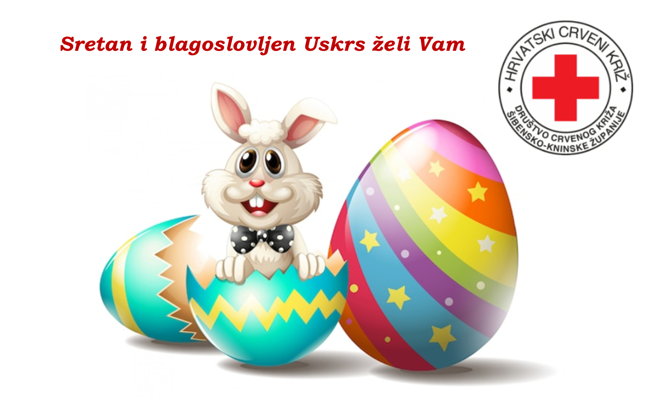 Sretan Uskrs želi vam Društvo Crvenog križa Šibensko-kninske županije